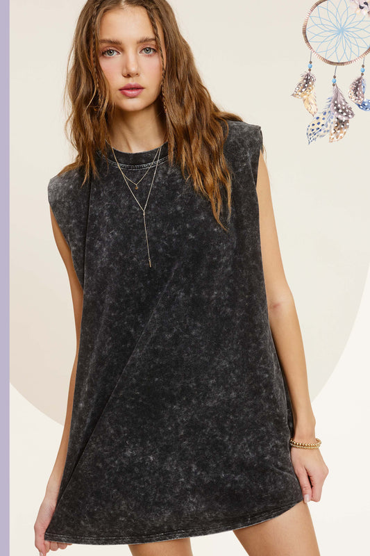 Mineral Washed Dress