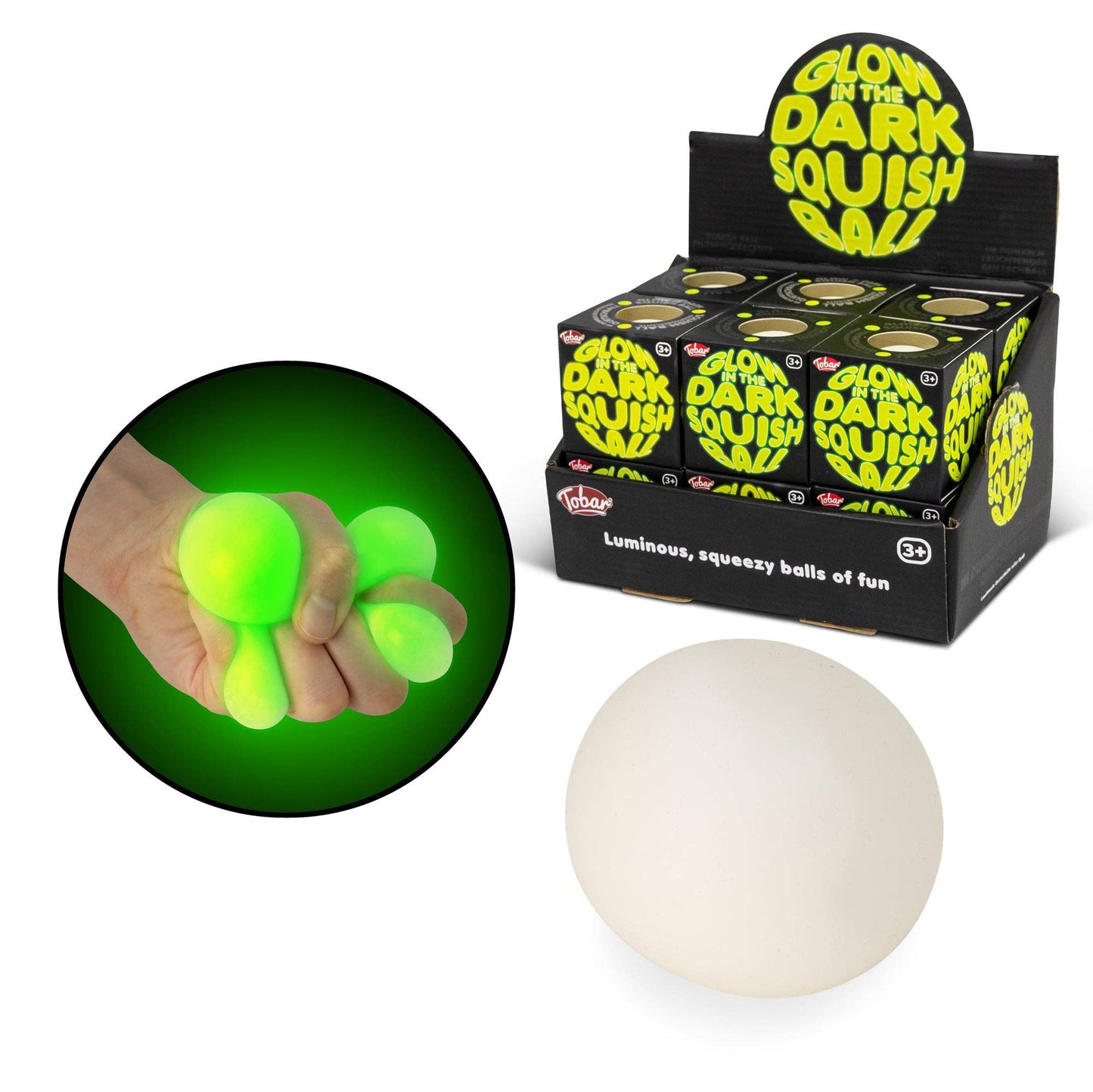 Scrunchems® Glow In The Dark Squishy Ball