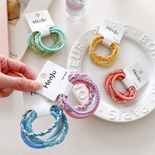 CANDY COLOR HAIR TIES 5-PIECE