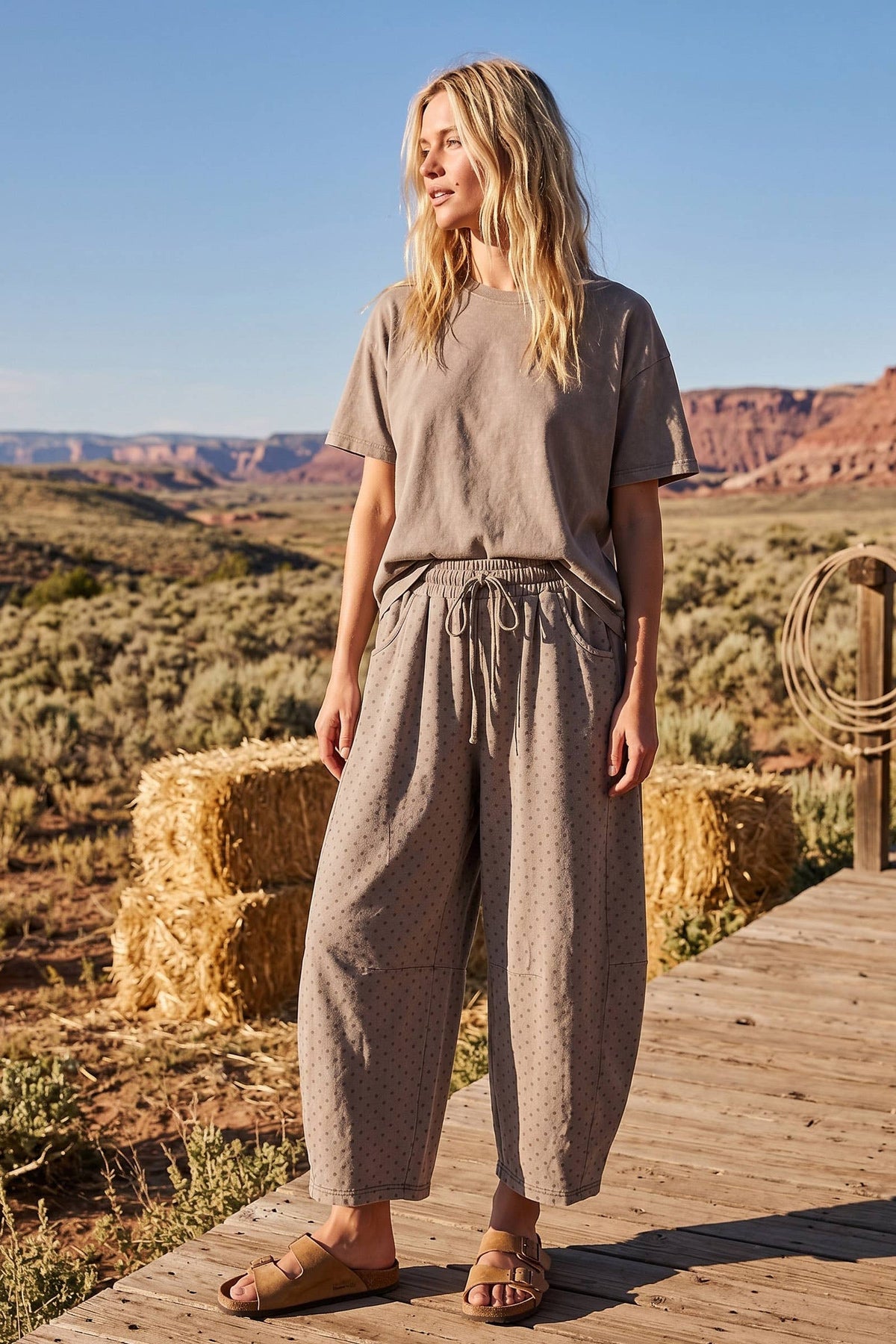 Oversized Barrel Lounge Pants