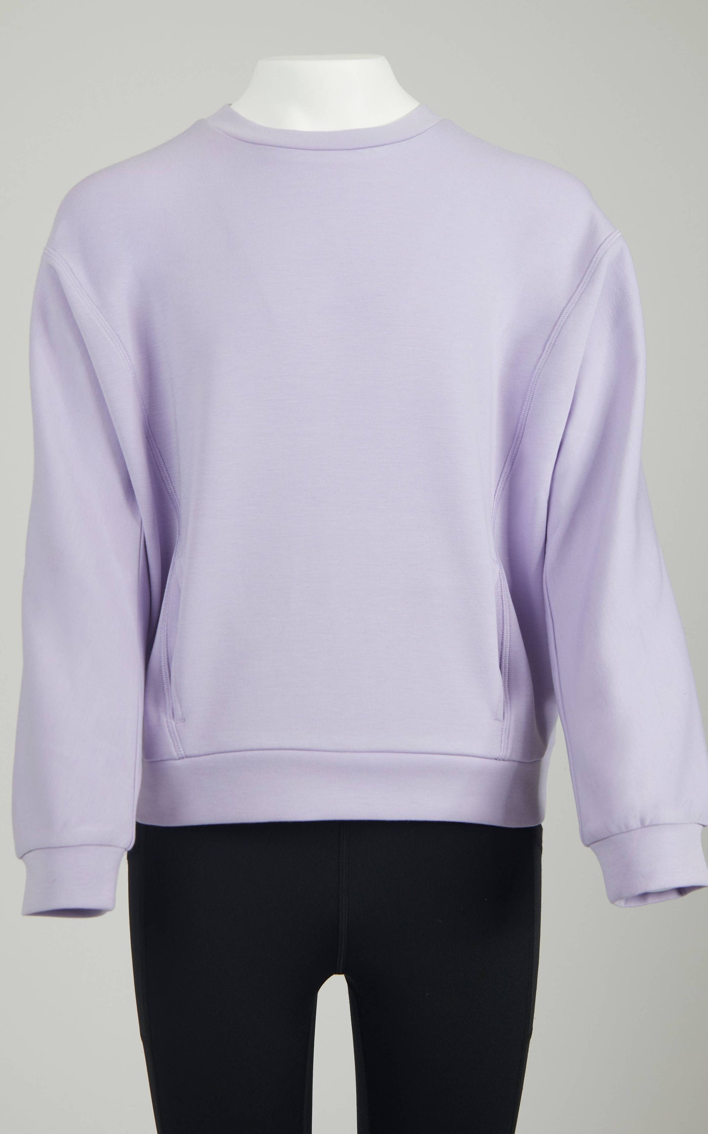 Soft Scuba Neck Everyday Sweatshirt- Girls