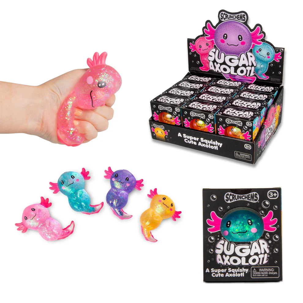 Scrunchems® Sugar Axolotl Squishy